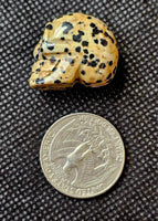 Dalmatian Jasper Mini Skull Carving 🤍💀🖤