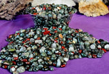 Bloodstone Crystal Chips 3oz ✨🩸🩶🖤