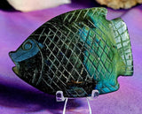 Labradorite Crystal Fish Carving 🐠✨🤩🐟
