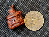 Mahogany Obsidian Crystal Jack-O-Lantern w/Hat Carving 🧙‍♀️🖤🎃