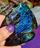 Labradorite Crystal Fish Carving 🐠✨🤩🐟
