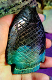 Labradorite Crystal Fish Carving 🐠✨🤩🐟