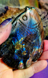 Labradorite Crystal Fish Carving 🐠✨🤩🐟