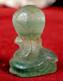 Green Fluorite Crystal Coiled Cobra Snake Figurine 💚🐍🍏