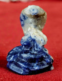 Sodalite Crystal Coiled Snake Figurine 🐍🩵💙