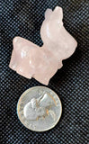 Rose Quartz Crystal Reindeer Figurine 🩷🦌🌸