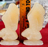 Yellow Calcite Crystal Angel of Remembrance Statue 🪽😇🙏💛