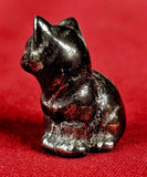 Solid Pyrite Crystal Kitty Carving 😻✨⚜️🐾