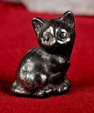 Solid Pyrite Crystal Kitty Carving 😻✨⚜️🐾