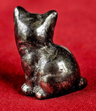 Solid Pyrite Crystal Kitty Carving 😻✨⚜️🐾