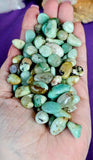 SM. Chrysocolla Crystal Tumbles 3oz Bag 🩵💠🫐