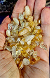 Natural Citrine Crystal Chips 3oz Bag ⚜️💛⭐