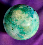 Phoenix Stone Crystal Sphere 🩵🔮🤍