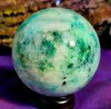 Phoenix Stone Crystal Sphere 🩵🔮🤍