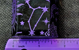 LG. Purple Engraved Black Obsidian Crystal Tower 🖤✨💜