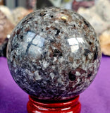 Yooperlite Crystal Sphere 🖤🔮✨🧡