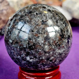 Yooperlite Crystal Sphere 🖤🔮✨🧡
