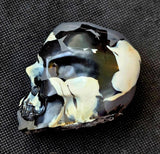 Urban Camo Resin Skull 💀🖤🩶🤍☠️