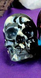 Urban Camo Resin Skull 💀🖤🩶🤍☠️