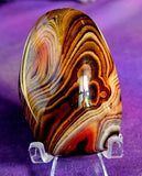 Sardonyx Crystal Palmstone 🖤🧡❤️💛