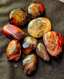 Sardonyx Crystal Palmstone 🖤🧡❤️💛