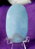 Matte Finished Angelite Crystal Palmstone 👼😇🪽💙💠