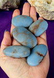 Matte Finished Angelite Crystal Palmstone 👼😇🪽💙💠