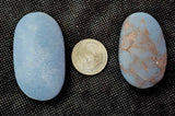 Matte Finished Angelite Crystal Palmstone 👼😇🪽💙💠