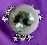 Assorted Metal Triple Frog Crystal Sphere Holder 🔮✨🐸⚜️