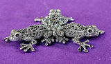 Assorted Metal Triple Frog Crystal Sphere Holder 🔮✨🐸⚜️