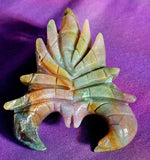LG. Ocean Jasper Crystal Scorpion Statue 🪸🦂♏🌊
