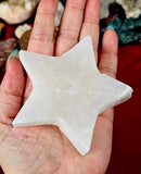 Selenite Crystal Star Carving ⭐🤍💫🌠