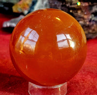 Honey Calcite Sphere