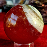 Honey Calcite Sphere