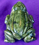 LG. Nephrite Jade Crystal Frog Carving 💚🐸💚