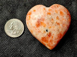 Sunstone Crystal Puffy Heart ❤️☀️🌅