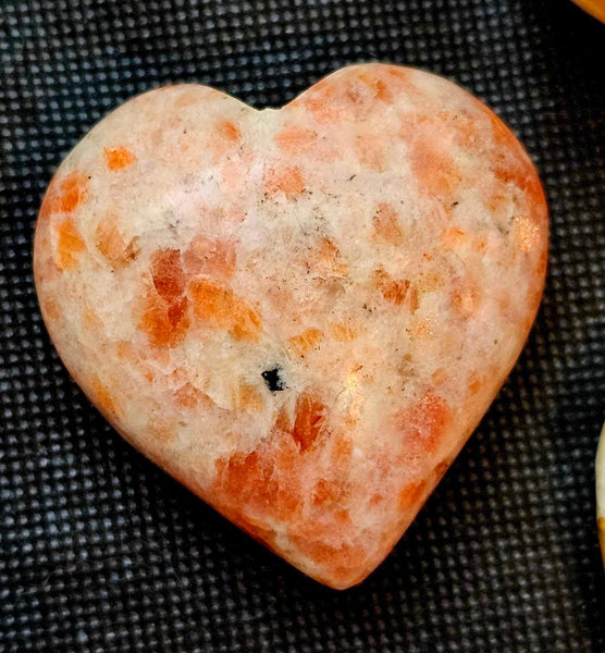 Sunstone Crystal Puffy Heart ❤️☀️🌅