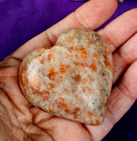 Sunstone Crystal Puffy Heart ❤️☀️🌅