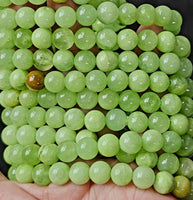 Dyed Lime Green Quartz Crystal Bracelet