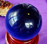 LG. Royal Blue Cat's Eye Crystal Sphere 💙🔮🔵