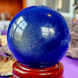 LG. Royal Blue Cat's Eye Crystal Sphere 💙🔮🔵