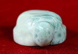Larimar Crystal Turtle Carving ✨🐢💠