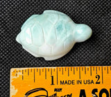 Larimar Crystal Turtle Carving ✨🐢💠
