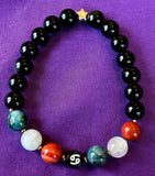 Handmade 'Cancer' Zodiac Themed Crystal Intention Bracelet 🦀♋📿