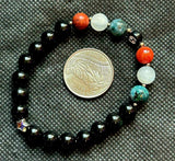 Handmade 'Cancer' Zodiac Themed Crystal Intention Bracelet 🦀♋📿