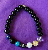 Handmade 'Libra' Zodiac Themed Crystal Intention Bracelet 📿⚖️♎