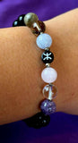Handmade 'Pisces' Zodiac Themed Crystal Intention Bracelet ♓🐟📿