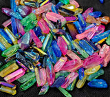Aura Coated & Electroplated Quartz Points - 2oz 🌈✨⚡💜