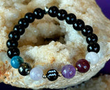 Intention Zodiac 'Aquarius' Crystal Bracelet 🏺♒📿