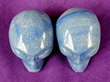 Blue Aventurine Crystal Alien Head Carving 💙👽🛸🔵